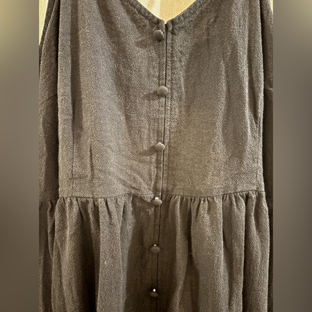 Universal Thread Black Button-Front Spaghetti-Str… - image 3